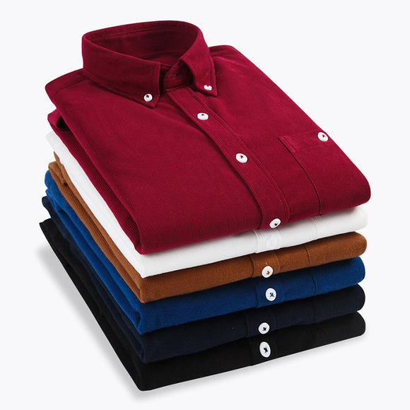 Blusa de Pana Talla Grande con Mangas Largas