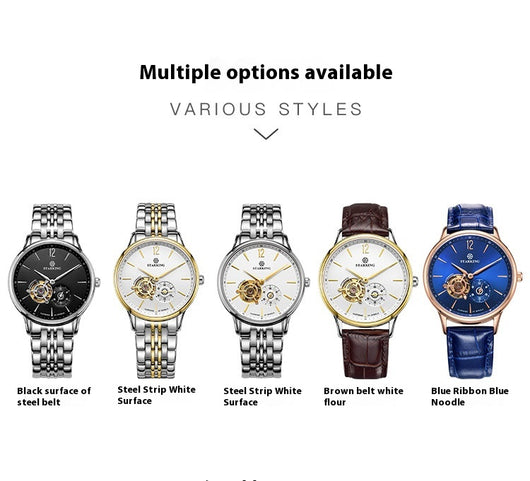 Reloj Mecánico Automático Profesional Hueco Tres Agujas Resistente al Agua para Hombre - Image 10