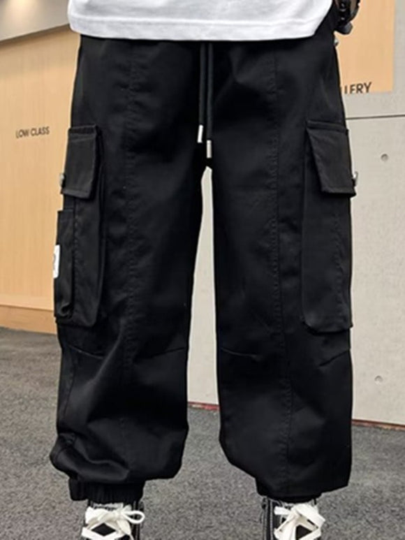 Pantalones Hombre Corte Recto Cintura Elástica