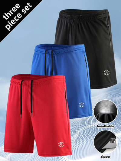 Shorts Deportivos Hombre Secado Rápido con Bolsillos Cremallera - Image 11