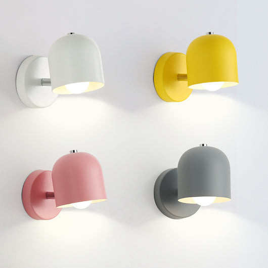 Lámpara de Pared Minimalista para Dormitorio - Diseño Macaron