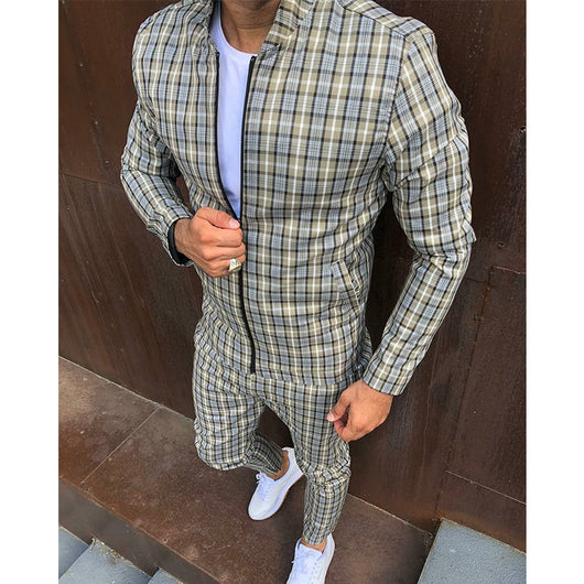 Conjunto Deportivo Slim Fit con Chaqueta y Pantalón Largo - Image 9