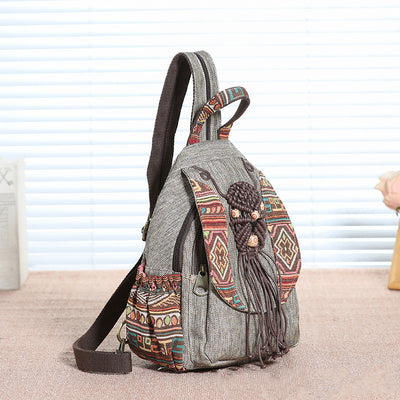 Bolso Étnico Multicolor - Bandolera Messenger Artesanal Original - Image 5
