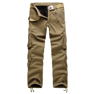 Pantalones de Trabajo Cálidos Talla Grande Forro Polar Grueso Ajuste Holgado - Image 11