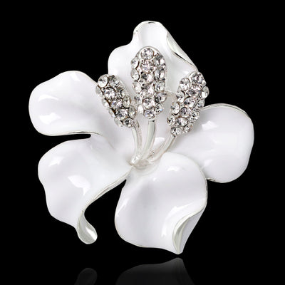 Broche Vintage Rosa Floral Elegante - Image 5