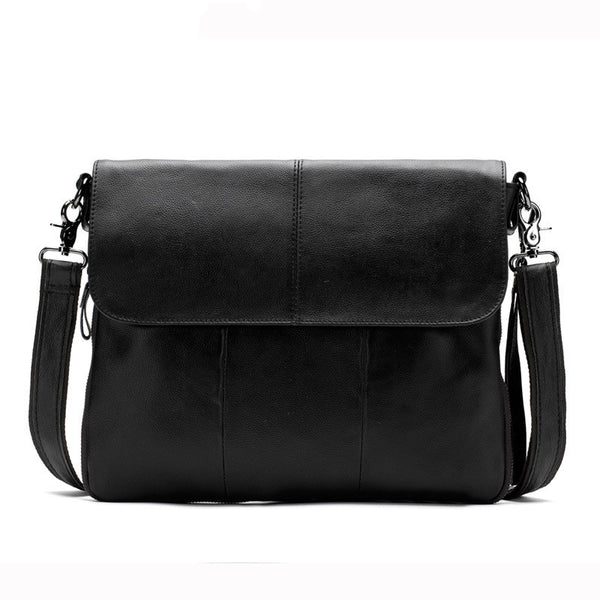 Bolsa de Hombro Ejecutiva con Solapa para Hombre
