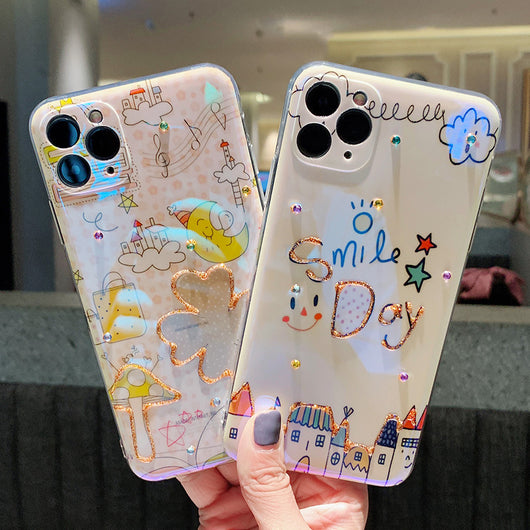 Funda de Celular Protectora con Diseño Cute Cartoon para Mujer - Image 5