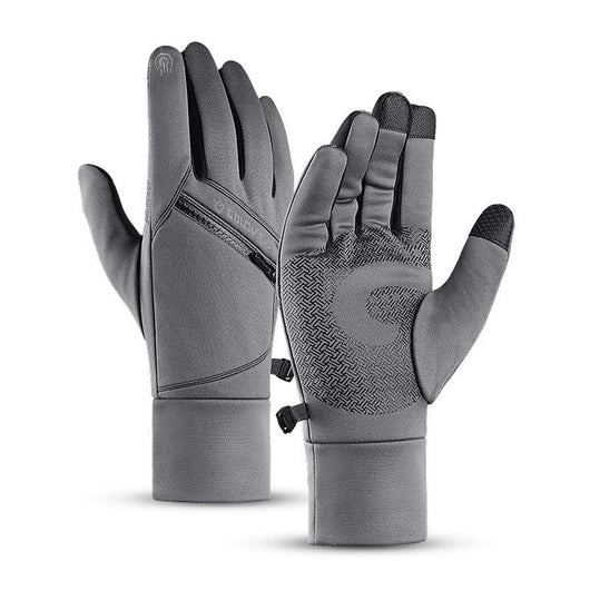 Guantes de Invierno para Ciclismo Táctil con Forro de Terciopelo y Cierre - Image 7