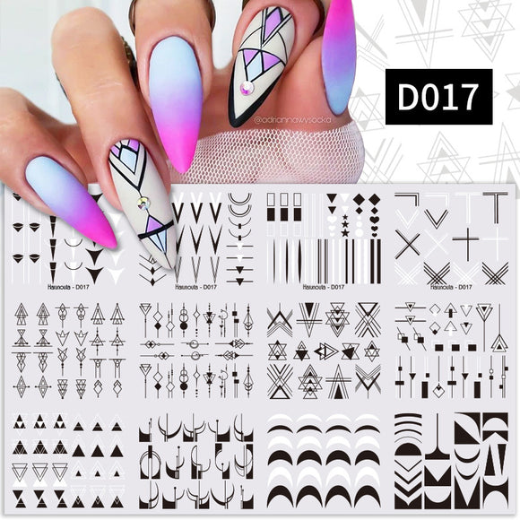 Calcomanías de Diseño de Uñas Arcoíris con Transferencia DIY