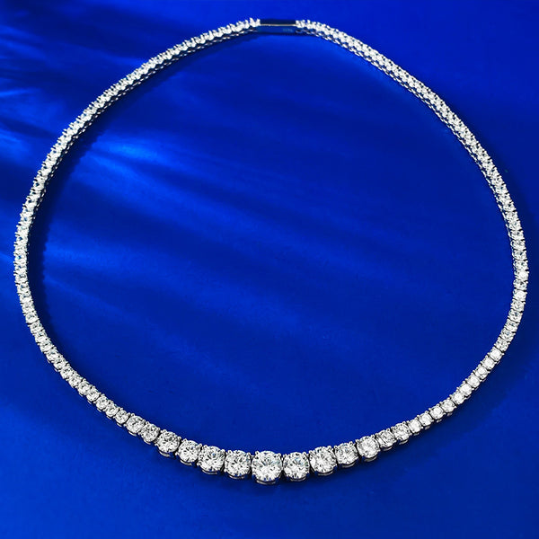 Collar de Plata S925 Gota de Agua con Diamante - Elegancia Moderna - Image 6
