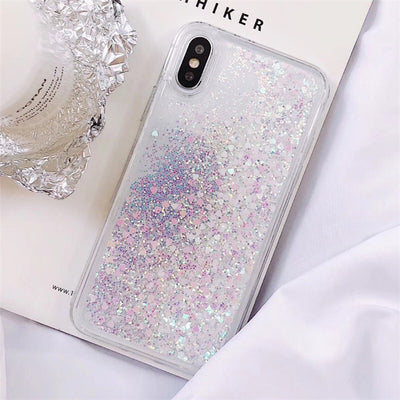 Funda Transparente con Efecto Arenas Movedizas para Teléfono - Image 7