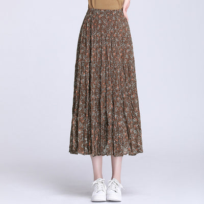 Falda de Gasa con Bordado Floral - Image 8