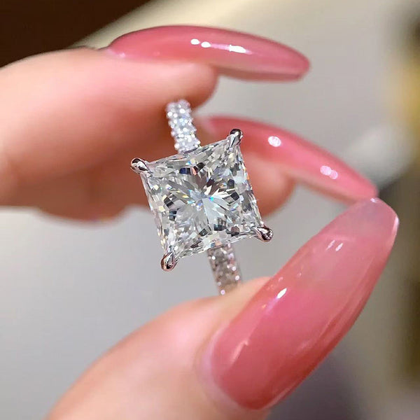 Diamante de Alto Carbono Flor de Hielo Lujo Europeo y Americano