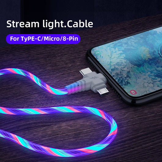 Cable de Carga Rápida Premium en Aluminio con Transferencia de Datos - Image 3