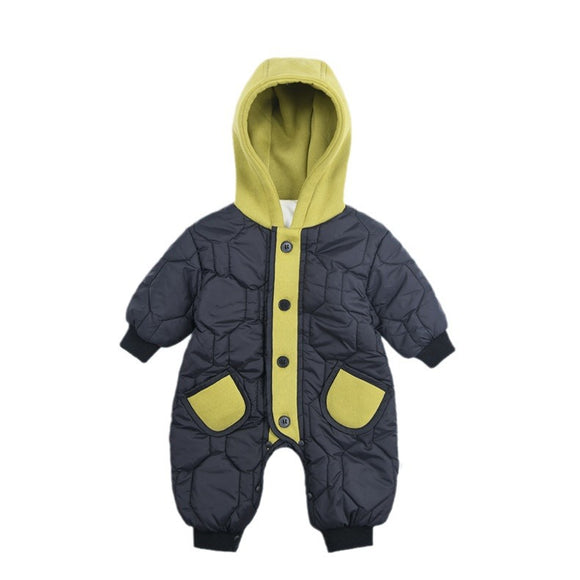 Mameluco Acolchado para Bebé con Forro Polar - Traje de Salida Grueso y Cálido
