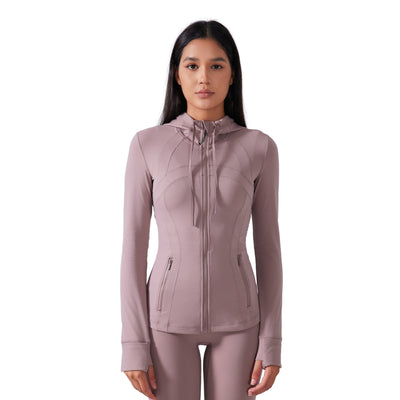 Sudadera Deportiva Mujer con Capucha - Efecto Reductor y Silueta Estilizada - Image 3