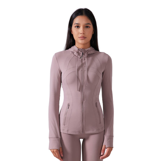 Sudadera Deportiva Mujer con Capucha - Efecto Reductor y Silueta Estilizada - Image 3