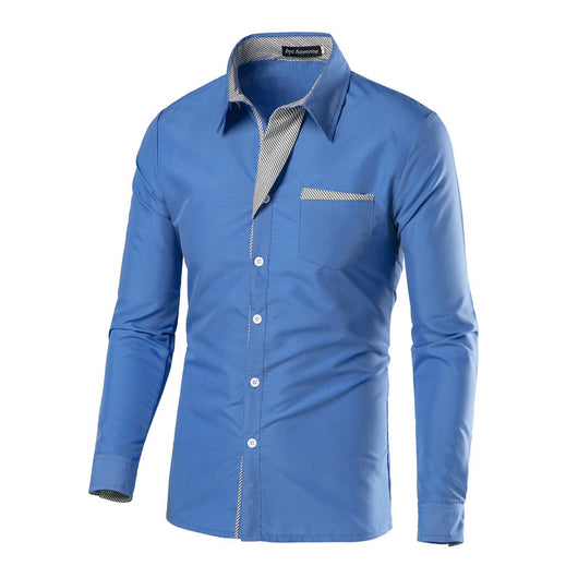 Camisa Manga Larga Clásica para Hombre - Estilo Europeo y Americano - Image 15