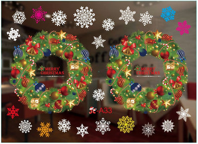 Pegatinas Navideñas para Ventanas en Colores Festivos - Image 6