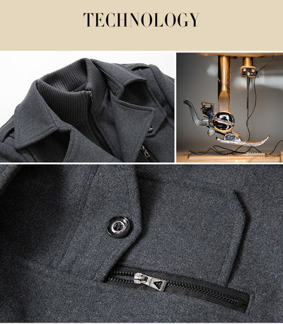 Chaqueta de Hombre Térmica con Algodón y Lana - Resistente al Frío - Image 15