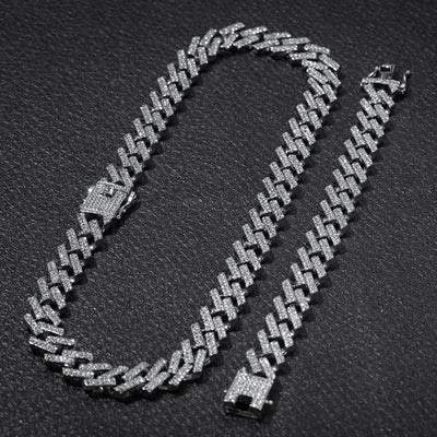 Cadena Cubana de Diamantes Rombos - Image 5