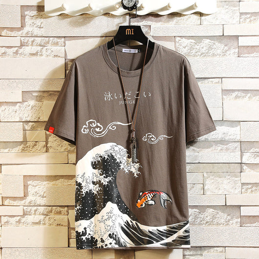 Playera Hombre Manga Corta Suelta y Cómoda - Image 3