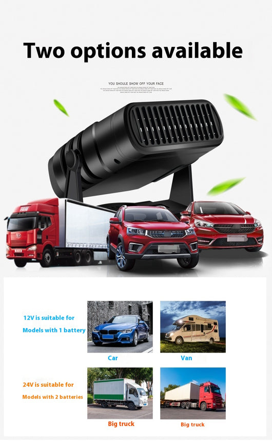 Calefactor Portátil 2 en 1 para Auto - Descongelante y Climatizador - Image 8