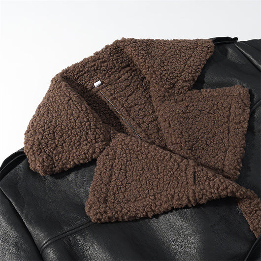 Abrigo Corto Acolchado con Cuello y Forro de Piel para Otoño e Invierno - Image 13