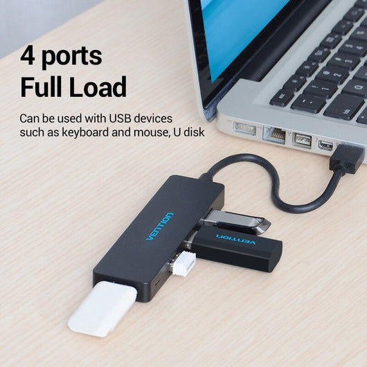 Divisor USB 3.0 Extensor Múltiple - 1 a 4 Puertos