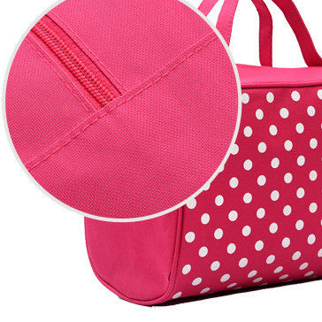 Bolsa de Cosméticos Impermeable con Diseño de Puntos - Image 3