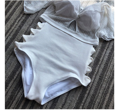 Traje de Baño Cintura Alta para Aguas Termales - Image 14