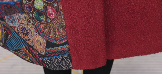 Chaqueta Tweed Entrelazado Mediana para Mujer - Image 13