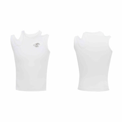 Chaleco Unisex con Detalles Metálicos - Camiseta Sin Mangas Ajustada - Image 9