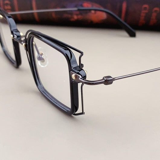 Gafas Cuadradas Personalizadas con Protección Azul para Hombre y Mujer - Image 7