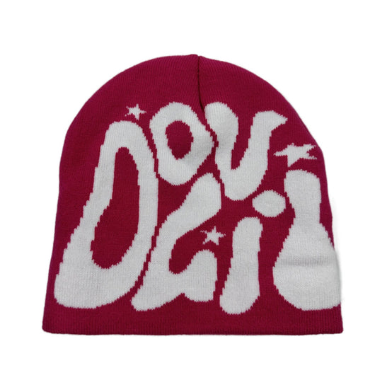 Gorro Tejido Retro con Letras Deportivas Jacquard - Image 3