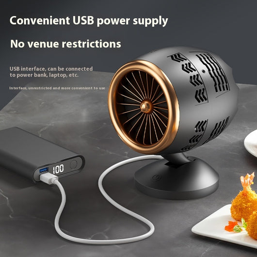 Ventilador de Escritorio Portátil para Cocina