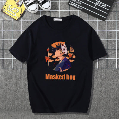 Playera Suelta Estampada Cuello Redondo Manga Corta para Hombre - Image 2