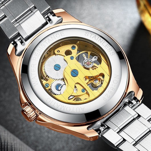 Reloj Mecánico Automático Esqueletizado Resistente al Agua - Image 5