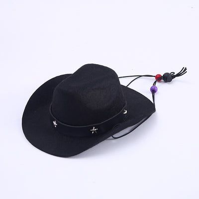 Sombrero Vaquero Miniatura de Poliéster para Mascotas - Image 5