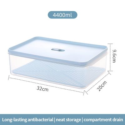 Contenedor Antibacterial para Refrigerador con Drenaje - Frutas y Alimentos Frescos - Image 15