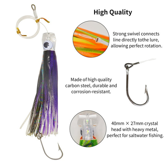 Pack de 6 Cebos de Pulpo Premium para Pesca - Image 12