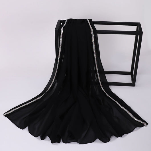 Pañuelo Casual de Chifón Liso para Mujer