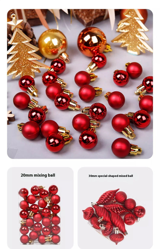 Bola de Navidad Roja Electrochapada - Adorno Colgante para Árbol - Image 45