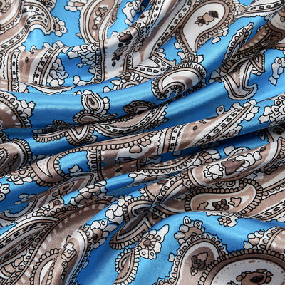 Pañuelo Estampado Paisley 90x90 cm - Chal Retro Elegante - Image 3