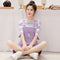 Purple overalls