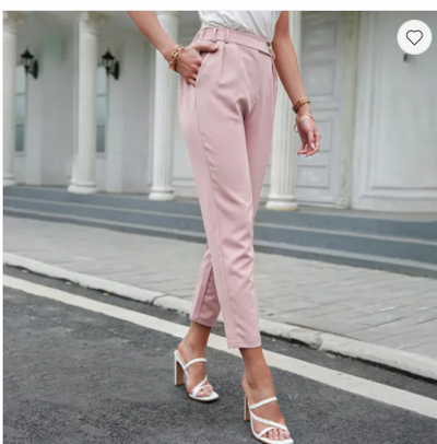 Pantalones Capri Cintura Alta Ajustados - Estilo Moderno - Image 3
