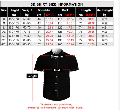 Camisa Manga Larga con Impresión 3D Estilo Europeo y Americano para Hombre - Image 6