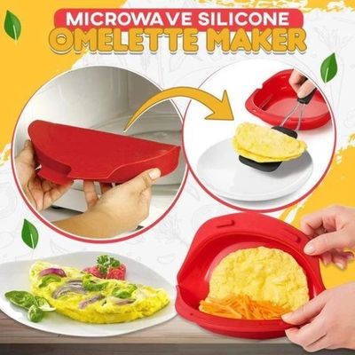 Molde de Silicona para Huevos - Cocedor Microondas 6 en 1