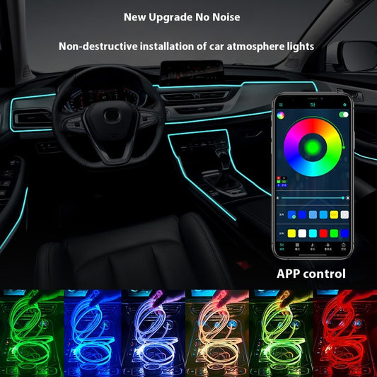 Luz de Ambiente para Auto 64 Colores con Fibra Óptica - Image 2