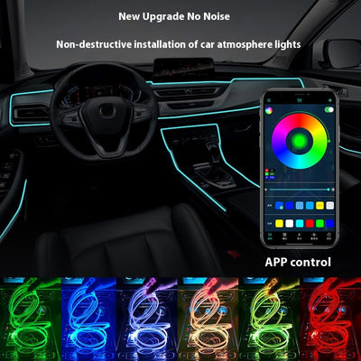 Luz de Ambiente para Auto 64 Colores con Fibra Óptica - Image 2